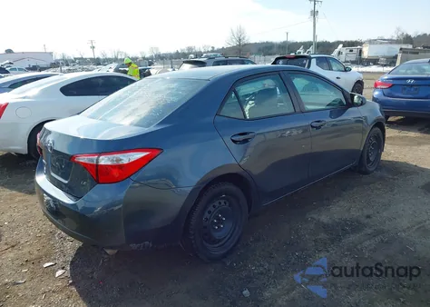 2016 Toyota Corolla Le z USA, uszkodzony, nr VIN 2T1BURHE5GC636432